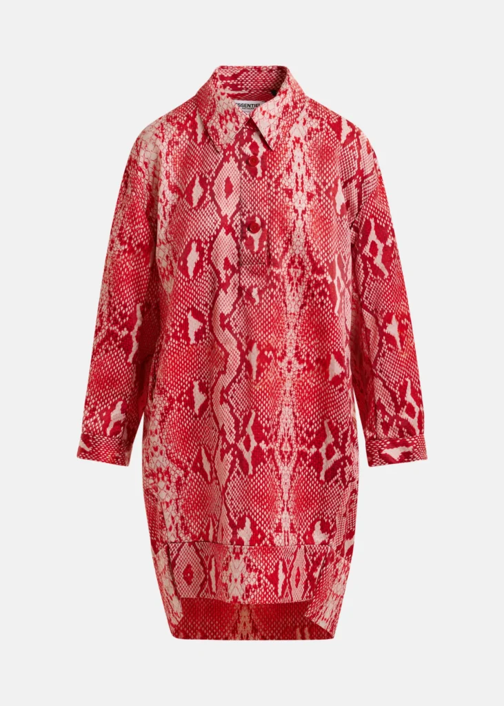 Snakeprint minidress