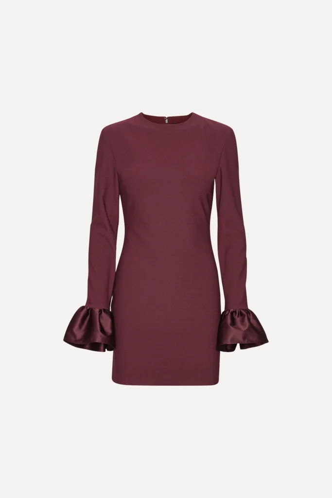 Frill Sleeved Mini Dress